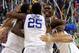 NEW ORLEANS, LA - APRIL 02: The Kentucky Wildcats celebrate after defeating the Kansas Jayhawks 67-59 in the National Championship Game of the 2012 NCAA Division I Men's Basketball Tournament at the Mercedes-Benz Superdome on April 2, 2012 in New Orleans, Louisiana. (Photo by Jeff Gross/Getty Images)