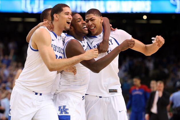 NCAA Championship Game 2012: Chaos Sullies Kentucky's Celebration