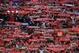 LISBON, PORTUGAL - MARCH 27: Benfica fans hold up their scarves during the UEFA Champions League Quarter Final first leg match between Benfica and Chelsea at Estadio da Luz on March 27, 2012 in Lisbon, Portugal. (Photo by Clive Rose/Getty Images)