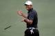 AUGUSTA, GA - APRIL 03: Tiger Woods reacts after a shot during a practice round prior to the start of the 2012 Masters Tournament at Augusta National Golf Club on April 3, 2012 in Augusta, Georgia. (Photo by Streeter Lecka/Getty Images)