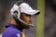 MINNEAPOLIS, MN - DECEMBER 4: Leslie Frazier, head coach of the Minnesota Vikings looks on in the first quarter against the Denver Broncos on December 4, 2011 at Mall of America Field at the Hubert H. Humphrey Metrodome in Minneapolis, Minnesota. (Photo by Hannah Foslien/Getty Images)