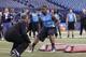 INDIANAPOLIS, IN - FEBRUARY 27: Linebacker Zach Brown of North Carolina takes part in a drill during the 2012 NFL Combine at Lucas Oil Stadium on February 27, 2012 in Indianapolis, Indiana. (Photo by Joe Robbins/Getty Images)