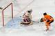 Henrik Lundqvist denies Danny Briere on a crucial penalty shot in the waning moments of the 2012 Winter Classic