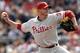 Roy Halladay went eight strong innings for the Phillies on Opening Day.