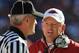GAINESVILLE, FL - OCTOBER 17: Coach Bobby Petrino of the Arkansas Razorbacks directs play against the Florida Gators October 17, 2009 at Ben Hill Griffin Stadium in Gainesville, Florida. (Photo by Al Messerschmidt/Getty Images)