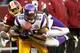 LANDOVER, MD - NOVEMBER 28: Safety Madieu Williams #20 of the Minnesota Vikings breaks up a pass intended for Anthony Armstrong #13 of the Washington Redskins at FedExField November 28, 2010 in Landover, Maryland. The Vikings won the game 17-13. (Photo by Win McNamee/Getty Images)