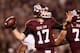 COLLEGE STATION, TX - NOVEMBER 24: Ryan Tannehill #17 of the Texas A&M Aggies throws a pass against the Texas Longhorns in the first half of a game at Kyle Field on November 24, 2011 in College Station, Texas. (Photo by Darren Carroll/Getty Images)