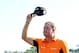 AUGUSTA, GA - APRIL 07: Peter Hanson of Sweden gestures to the gallery after finishing during the third round of the 2012 Masters Tournament at Augusta National Golf Club on April 7, 2012 in Augusta, Georgia. (Photo by Jamie Squire/Getty Images)