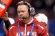 NEW ORLEANS, LA - JANUARY 04: Head coach Bobby Petrino of the Arkansas Razorbacks reacts against the Ohio State Buckeyes during the Allstate Sugar Bowl at the Louisiana Superdome on January 4, 2011 in New Orleans, Louisiana. (Photo by Chris Graythen/Getty Images)