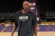 LOS ANGELES, CA - JANUARY 16: Lamar Odom #7 of the Dallas Mavericks warms up for the game with the Los Angeles Lakers in his first game at Staples Center after being traded by the Lakers, on January 16, 2012 in Los Angeles, California. NOTE TO USER: User expressly acknowledges and agrees that, by downloading and or using this photograph, User is consenting to the terms and conditions of the Getty Images License Agreement. (Photo by Stephen Dunn/Getty Images)