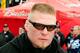 DAYTONA BEACH, FL - FEBRUARY 13: MMA fighter Brock Lesnar walks in the garage area during practice for the Daytona 500 at Daytona International Speedway on February 13, 2010 in Daytona Beach, Florida. (Photo by Sam Greenwood/Getty Images for NASCAR)