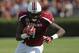 COLUMBIA, SC - OCTOBER 08: Alshon Jeffery #1 of the South Carolina Gamecocks celebrates runs with the ball during their game against the Kentucky Wildcats at Williams-Brice Stadium on October 8, 2011 in Columbia, South Carolina. (Photo by Streeter Lecka/Getty Images)