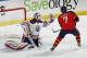 SUNRISE, FL - MARCH 23: Goaltender Devan Dubnyk #40 of the Edmonton Oilers stops a shot by Dmitry Kulikov #7 of the Florida Panthers during the shoot out on March 23, 2012 at the BankAtlantic Center in Sunrise, Florida. The Oilers defeated the Panthers 2-1 in a shoot out. (Photo by Joel Auerbach/Getty Images)