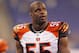INDIANAPOLIS - SEPTEMBER 02: Keith Rivers #55 of the Cincinnati Bengals is pictured before the NFL game against the Indianapolis Colts at Lucas Oil Stadium on September 2, 2010 in Indianapolis, Indiana. (Photo by Andy Lyons/Getty Images)