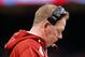 NEW ORLEANS, LA - JANUARY 04: Head coach Bobby Petrino of the Arkansas Razorbacks looks down in the third quarter against the Ohio State Buckeyes during the Allstate Sugar Bowl at the Louisiana Superdome on January 4, 2011 in New Orleans, Louisiana. (Photo by Chris Graythen/Getty Images)