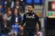 BOLTON, ENGLAND - APRIL 07: Clint Dempsey of Fulham leaps into the air to celebrate after scoring his first goal from a free kick during the Barclays Premier League match between Bolton Wanderers and Fulham at Reebok Stadium on April 7, 2012 in Bolton, England. (Photo by Clive Brunskill/Getty Images)