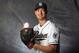 PEORIA, AZ - FEBRUARY 27: Joe Wieland #74 of the San Diego Padres poses for a portrait during a photo day at Peoria Stadium on February 27, 2012 in Peoria, Arizona. (Photo by Rich Pilling/Getty Images)