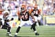 BALTIMORE - SEPTEMBER 7: Linebacker Keith Rivers #55 of the Cincinnati Bengals looks to make a tackle against # of the Baltimore Ravens at M&T Bank Stadium on September 7, 2008 in Baltimore, Maryland. The Ravens won 17-10. (Photo by Ned Dishman/Getty Images)