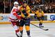 NASHVILLE, TN - DECEMBER 26: Ryan Suter #20 of the Nashville Predators gets position on Danny Cleary #11 of the Detroit Red Wings at the Bridgestone Arena on December 26, 2011 in Nashville, Tennessee. (Photo by Frederick Breedon/Getty Images)