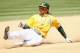 Outfielder Coco Crisp collected 49 stolen bases for the A's last season, a dramatic departure from the club's anti-steals philosophy of years past.