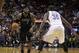 LeBron sizes up his competition. (Robert Mayer-US PRESSWIRE)