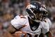 MINNEAPOLIS, MN - DECEMBER 4: Andre' Goodman #21 of the Denver Broncos carries the ball after an interception in the fourth quarter against the Minnesota Vikings on December 4, 2011 at Mall of America Field at the Hubert H. Humphrey Metrodome in Minneapolis, Minnesota. The Broncos defeated the Vikings 35-32. (Photo by Hannah Foslien/Getty Images)