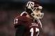 ARLINGTON, TX - JANUARY 07: Quarterback Ryan Tannehill #17 of the Texas A&M Aggies reacts after throwing a pass interception against the LSU Tigers during the AT&T Cotton Bowl at Cowboys Stadium on January 7, 2011 in Arlington, Texas. (Photo by Ronald Martinez/Getty Images)