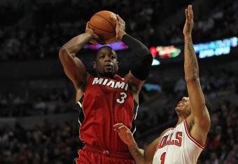 Dwayne Wade is off to a fast start with 6 early points.