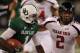 ARLINGTON, TX - NOVEMBER 26: Kendall Wright #1 of the Baylor Bears runs the ball against Cornelius Douglas #2 of the Texas Tech Red Raiders at Cowboys Stadium on November 26, 2011 in Arlington, Texas. (Photo by Ronald Martinez/Getty Images)