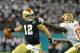 ORLANDO, FL - DECEMBER 29: Quarterback Andrew Hendrix #12 of the Notre Dame Fight Irish runs from the pocket against the Florida State Seminoles in the Champs Sports Bowl December 29, 2011 at the Florida Citrus Bowl in Orlando, Florida. FSU won 18 - 14. (Photo by Al Messerschmidt/Getty Images)