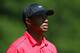 AUGUSTA, GA - APRIL 08: Tiger Woods of the United States looks on during the final round of the 2012 Masters Tournament at Augusta National Golf Club on April 8, 2012 in Augusta, Georgia. (Photo by Andrew Redington/Getty Images)