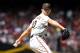 PHOENIX, AZ - APRIL 07: Starting pitcher Madison Bumgarner #40 of the San Francisco Giants pitches against the Arizona Diamondbacks during the MLB game at Chase Field on April 7, 2012 in Phoenix, Arizona. The Diamondbacks defeated the Giants 5-4. (Photo by Christian Petersen/Getty Images)