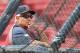 BOSTON, MA - APRIL 14: Bobby Valentine #25 of the Boston Red Sox watches batting practice before a game with Tampa Bay Rays at Fenway Park April 14, 2012 in Boston, Massachusetts. (Photo by Jim Rogash/Getty Images)
