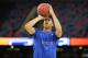 NEW ORLEANS, LA - MARCH 30: Anthony Davis #23 of the Kentucky Wildcats shoots the ball during practice prior to the 2012 Final Four of the NCAA Division I Men's Basketball Tournament at the Mercedes-Benz Superdome on March 30, 2012 in New Orleans, Louisiana. (Photo by Ronald Martinez/Getty Images)