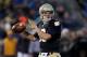 SOUTH BEND, IN - NOVEMBER 13: Tommy Rees #13 of the Notre Dame Fighting Irish throws a pass against the Utah Utes at Notre Dame Stadium on November 13, 2010 in South Bend, Indiana. (Photo by Jonathan Daniel/Getty Images)