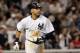 NEW YORK, NY - APRIL 15: Derek Jeter of the New York Yankees rounds the bases after hitting a three run home run in the fourth inning against the Los Angeles Angels of Anaheim at Yankee Stadium on April 15, 2012 in the Bronx borough of New York City. In honor of Jackie Robinson Day, all players across Major League Baseball will wear number 42. (Photo by Nick Laham/Getty Images)