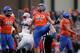 BOISE, ID - DECEMBER 03: Shea McClellin #92 of the Boise State Broncos reacts after a play against the New Mexico Lobos at Bronco Stadium on December 3, 2011 in Boise, Idaho. (Photo by Otto Kitsinger III/Getty Images)
