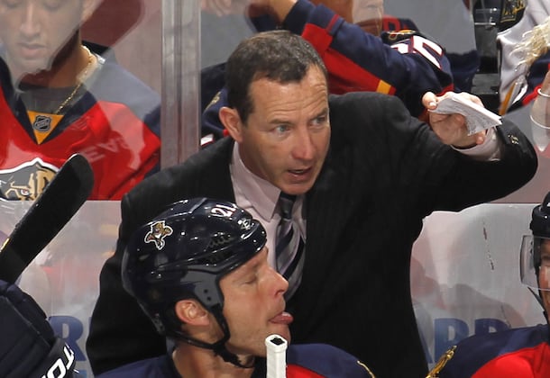 Panthers' coach complains about Devils' ice