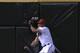 Chris Young suffered a shoulder injury after making a catch and crashing into the outfield wall Tuesday night. (MLB.com)