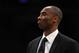 LOS ANGELES, CA - APRIL 15: Kobe Bryant #24 of the Los Angeles Lakers watches the game against the Dallas Mavericks at Staples Center on April 15, 2012 in Los Angeles, California. The Lakers won112-108 in overtime. NOTE TO USER: User expressly acknowledges and agrees that, by downloading and or using this photograph, User is consenting to the terms and conditions of the Getty Images License Agreement. (Photo by Harry How/Getty Images)