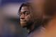INDIANAPOLIS, IN - FEBRUARY 26: Quarterback Robert Griffin III of Baylor looks on during the 2012 NFL Combine at Lucas Oil Stadium on February 26, 2012 in Indianapolis, Indiana. (Photo by Joe Robbins/Getty Images)