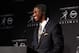 NEW YORK, NY - DECEMBER 10: Heisman Memorial Trophy Award winner Robert Griffin III of the Baylor Bears speaks at a press conference at The New York Marriott Marquis on December 10, 2011 in New York City. (Photo by Jeff Zelevansky/Getty Images)