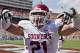 DALLAS, TX - OCTOBER 8: Tom Wort #21 of the Oklahoma Sooners celebrates after a touchdown against the Texas Longhorns at the Cotton Bowl on October 8, 2011 in Dallas, Texas. The Sooners defeated the Longhorns 55 to 17. (Photo by Wesley Hitt/Getty Images)