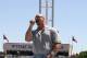 FORT WORTH, TX - APRIL 15: Honorary Starter, WWE wrestler 'Stone Cold' Steve Austin, gives the command for drivers to start their engines prior to the NASCAR Nextel Cup Series Samsung 500 at Texas Motor Speedway on April 15, 2007 in Fort Worth, Texas. (Photo by Chris Graythen/Getty Images for NASCAR)
