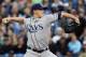 TORONTO, CANADA - APRIL 19: Jeremy Hellickson #58 of the Tampa Bay Rays throws a pitch during MLB action against the Toronto Blue Jays at the Rogers Centre on April 19, 2012 in Toronto, Ontario, Canada. (Photo by Abelimages/Getty Images)