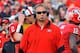 TAMPA, FL - JANUARY 02: Coach Mark Richt of the Georgia Bulldogs watches play against the Michigan State Spartans in the Outback Bowl January 2, 2012 at Raymond James Stadium in Tampa, Florida. (Photo by Al Messerschmidt/Getty Images)