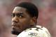 GLENDALE, AZ - OCTOBER 10: Linebacker Jonathan Vilma #51 of the New Orleans Saints stands on the sidelines during the NFL game against the Arizona Cardinals at the University of Phoenix Stadium on October 10, 2010 in Glendale, Arizona. The Cardinals defeated the Saints 30-20. (Photo by Christian Petersen/Getty Images)