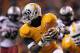 KNOXVILLE, TN - OCTOBER 29: Marlin Lane #4 of the Tennessee Volunteers catches a pass during the game against the South Carolina Gamecocks at Neyland Stadium on October 29, 2011 in Knoxville, Tennessee. (Photo by Andy Lyons/Getty Images)