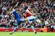 LONDON, ENGLAND - APRIL 21: Robin van Persie of Arsenal shoots at goal challenged by Gary Cahill of Chelsea during the Barclays Premier League match between Arsenal and Chelsea at Emirates Stadium on April 21, 2012 in London, England. (Photo by Mike Hewitt/Getty Images)
