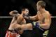 Apr 21, 2012; Atlanta, GA, USA; Matt Brown (left) fights Stephen Thompson in a welterweight bout during UFC 145 at Philips Arena. Paul Abell-US PRESSWIRE